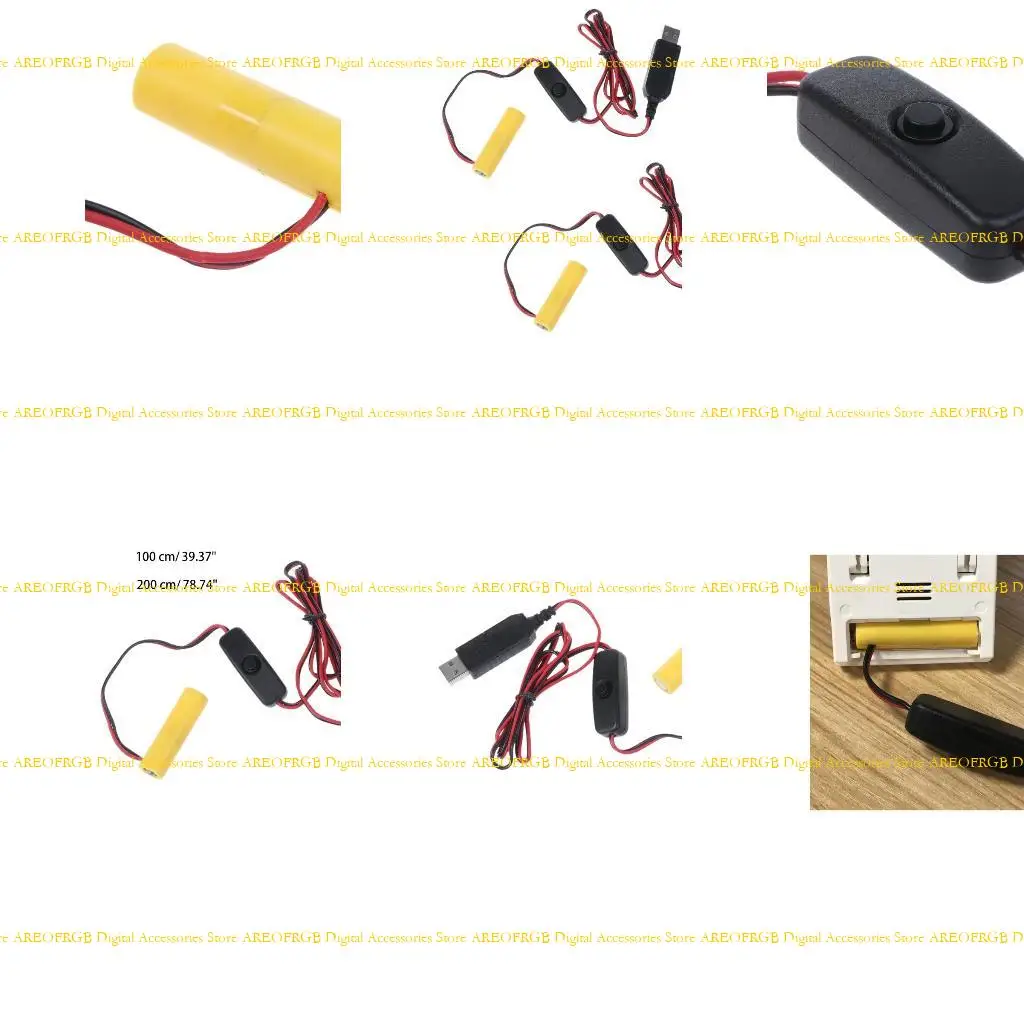 

E21E USB -адаптер питания для батареи AA замените 1 AA батарею для тыквенного фонаря