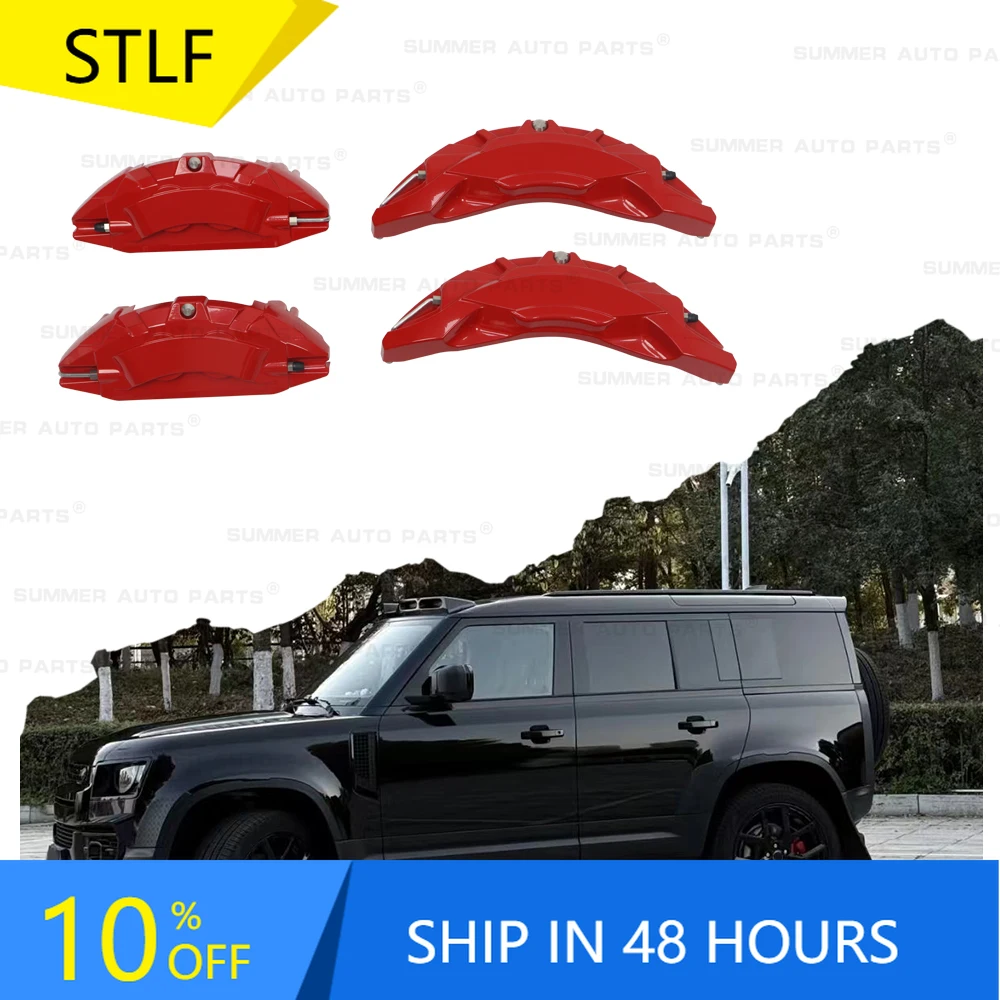 

Summer Auto Parts Spare Parts Car Exterior Accessories Front Rear Brake Disc Caliper Covers Red for Land Rover New Defender 110