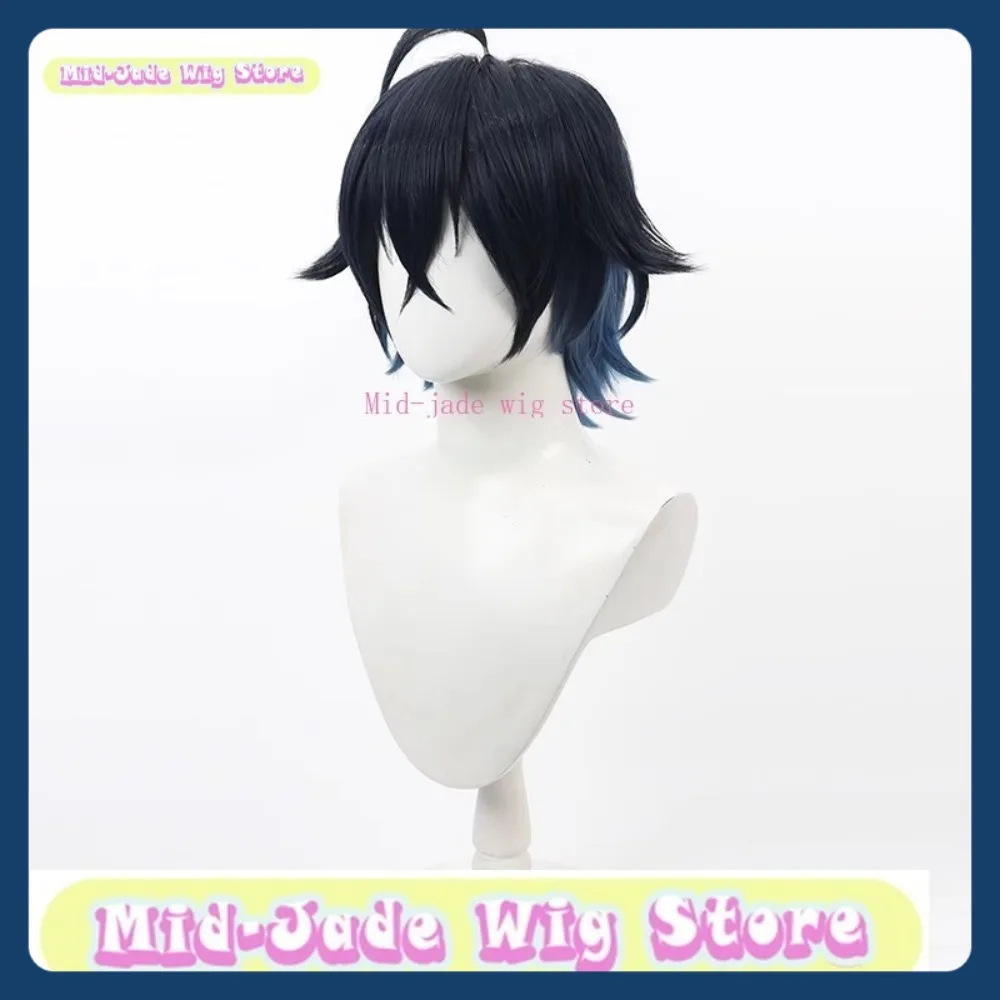 Mid-jade Pruik Winkel Wistoria: Wand & Sword Will Serfort Cosplay Pruik Anime Spel Rollenspel Synthetisch Haar Halloween Party