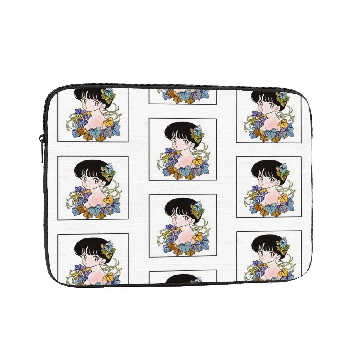 Akane Tendo With Flowers Ranma 12 Special Edition Notebook Laptop Bag Case Pouch 10 12 13 15 17 Inch Tablet Shockproof Case Bag