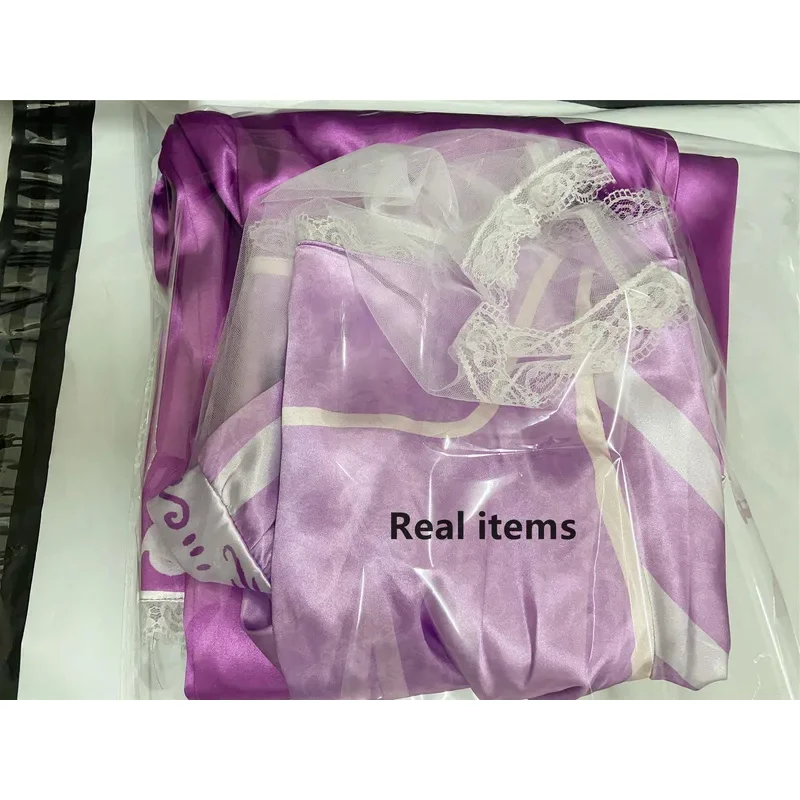 

✠2026✠ Tangled Rapunzel Cosplay Costume Adult Women Princess Purple Dress Outfit Halloween Carnival Party Clothes Wig for Adult✠