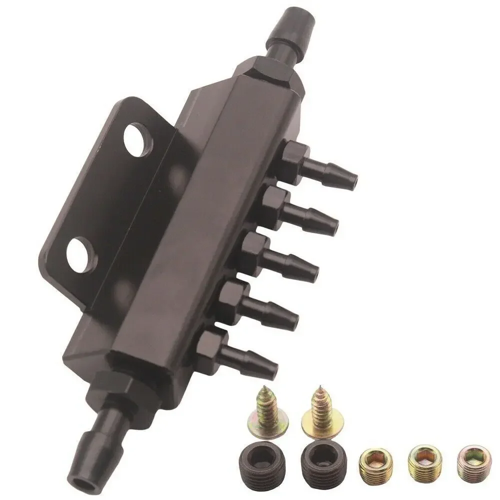relief valve increases vacuum intake manifold 5-port adapter vacuum manifold