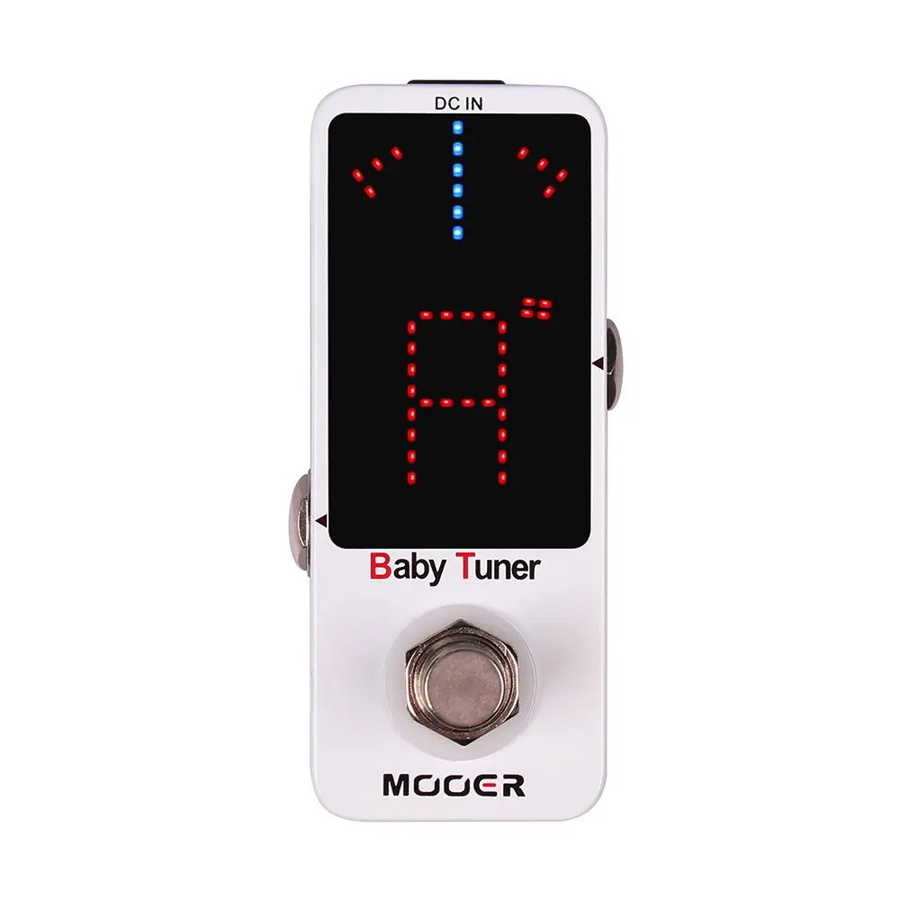 [Best Saler!!!! Shipping From US] MOOER Tuner Pedal, Baby Tuner Guitar Pedal Mute Function Micro Tuner Tuning Pedal