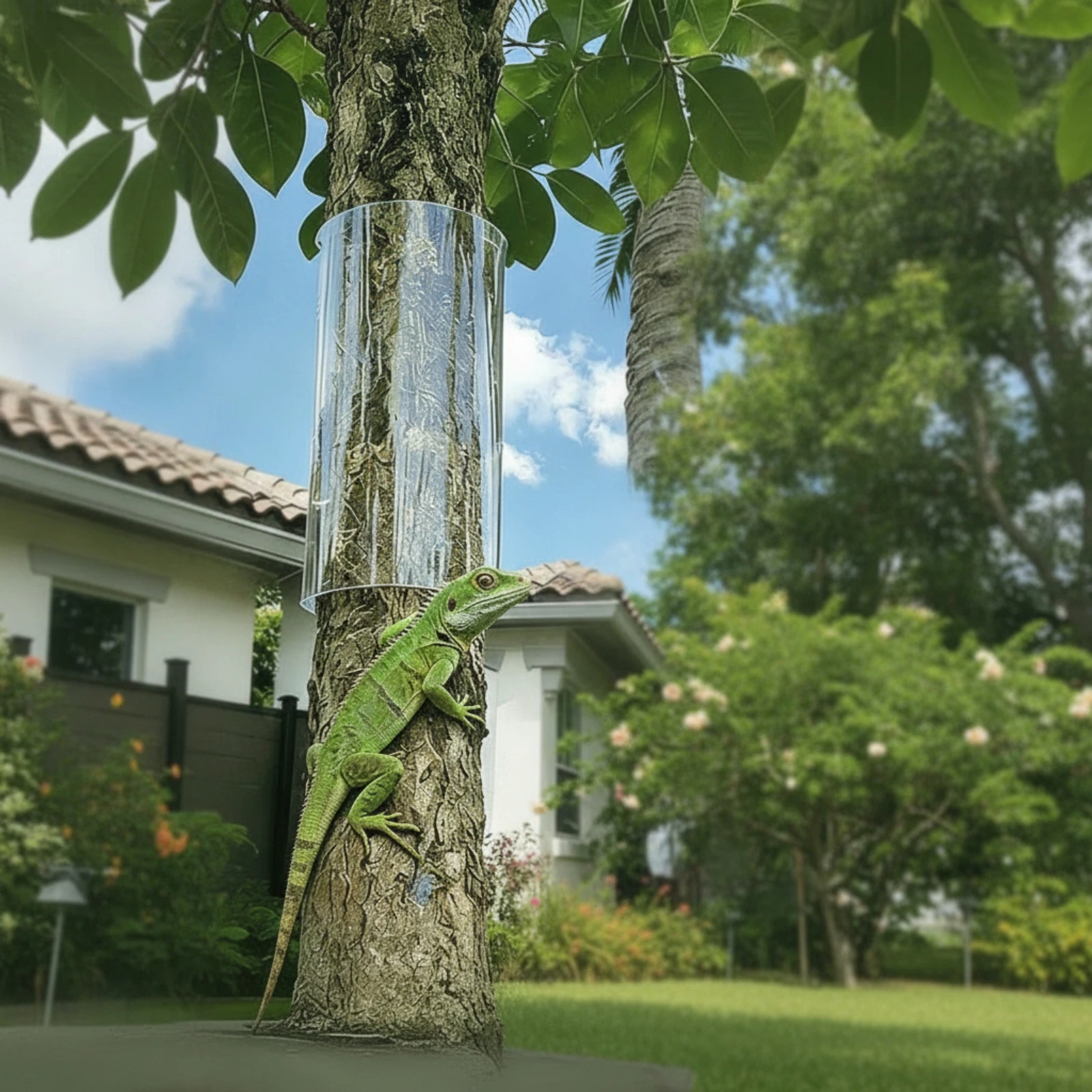 Tree Trunk Protector with Tape Outdoor Tree Trunk Protector Barrier Smooth Weatherproof for Gardeners, Garden, Yard
