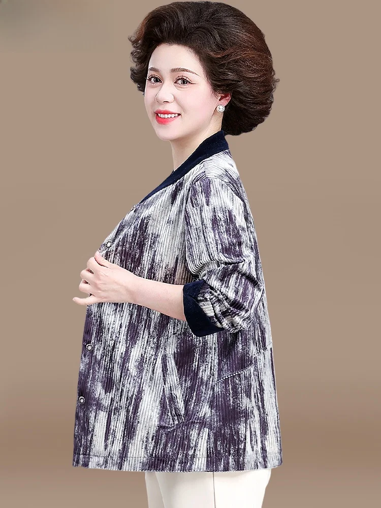 

Весенняя модная легкая женская верхняя одежда в корейском стиле для женщин среднего и старшего возраста, тонкое пальто/куртка