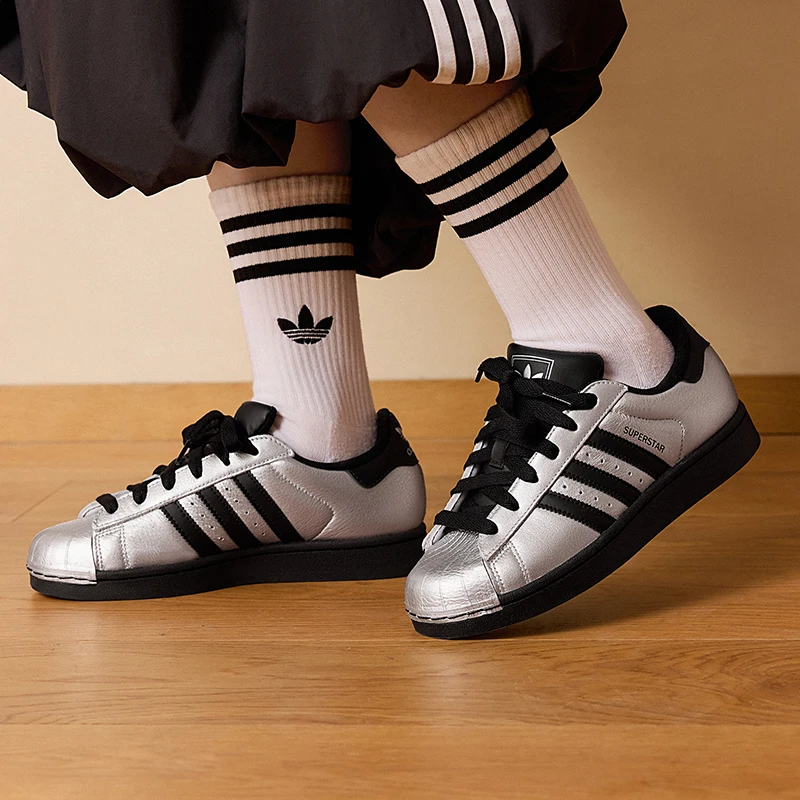 Adidas Authentic Three Leaves Women's Low-Top Classic Simple Trend Sneakers IH1599