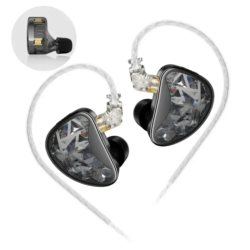 KZ AS24 12 Balanced Armature 24BA Units HIFI In Ear Monitor Earphones Adjustable Tone Earbuds DJ Sport Headset AS16 AST ZSX ZAR