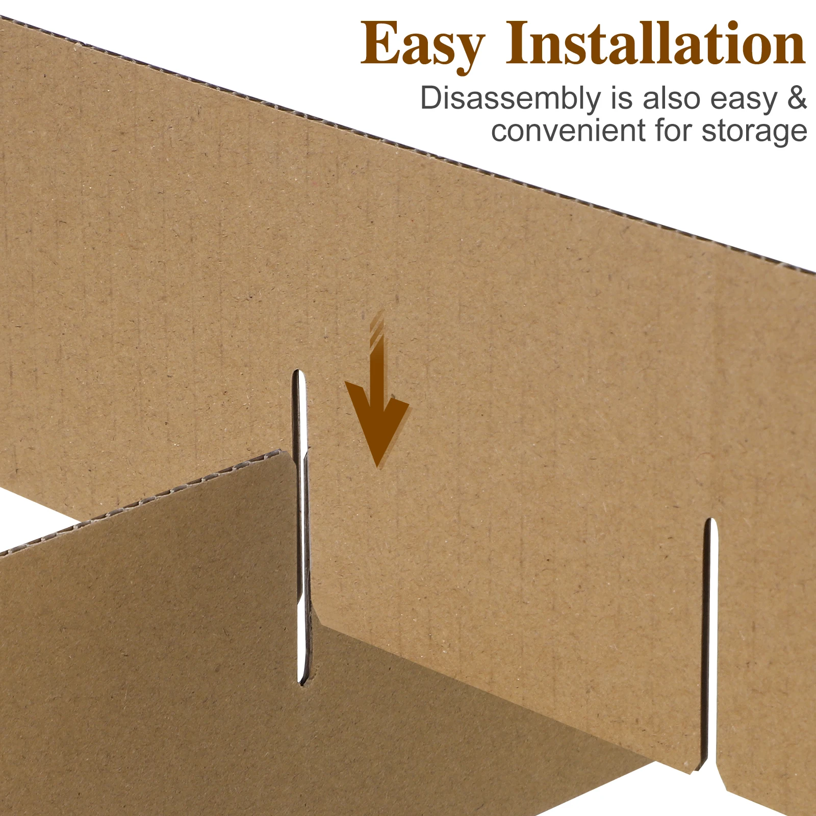 1Set Cardboard Box Divider Kit Glass Dividers for Moving and Packing Boxes Protective Inserts for Safe Delivery