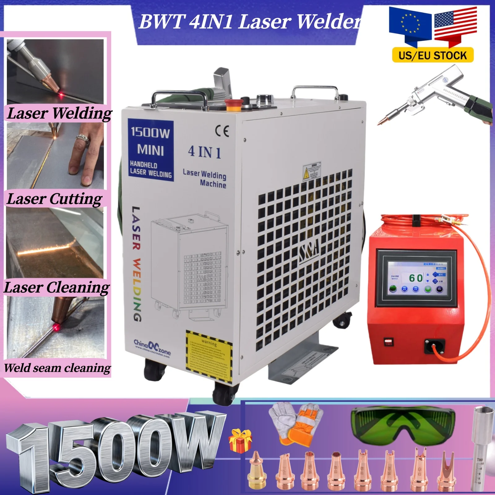 1500W 220V Bwt 4-In… - image