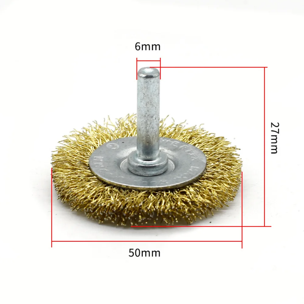 Versatile Wire Brush Set For Drill Polishing Cleaning Metal Rust Removal Deburring Grinder Accessory Tools