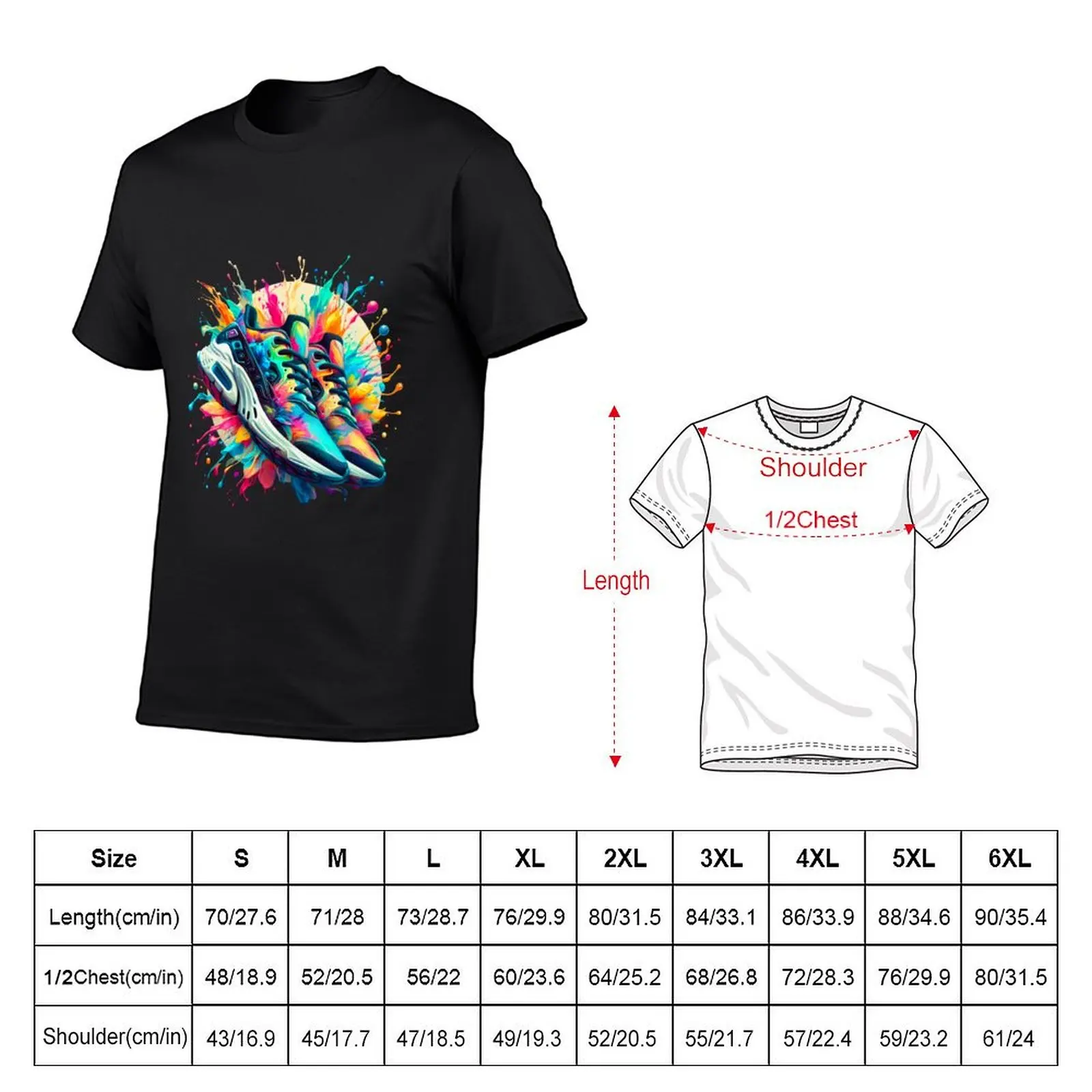 shoes sneakers T-Shirt designer shirts quick-drying mens graphic t-shirts pack