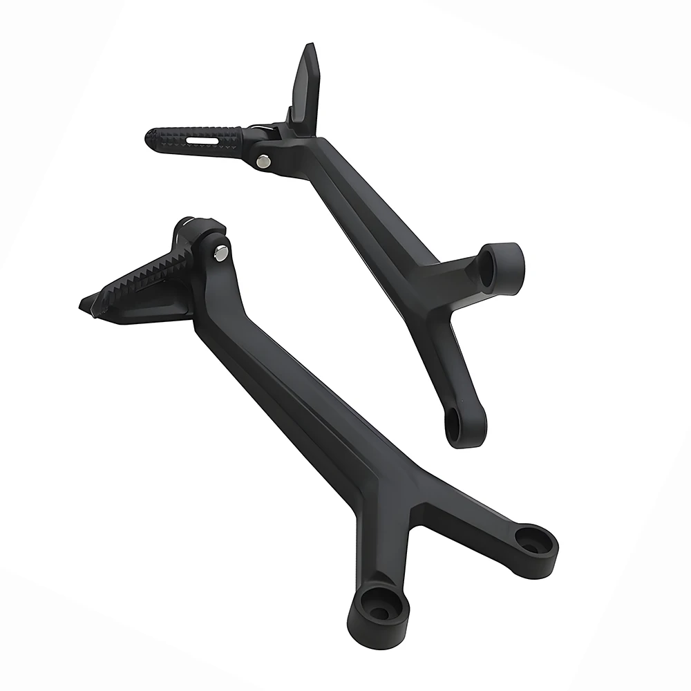 Motorcycle Mod Kit Rear Footrest Bracket & Foot Pegs for Triumph Trident 660 2021-2025, Durable Passenger Accessories