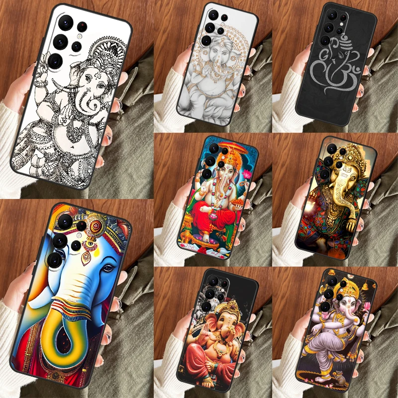 Ganesh Elephant God Case For Samsung Galaxy S23 Ultra S22 Plus S21 Ultra S20 FE S9 S10 Note 10 20 Ultra Cover