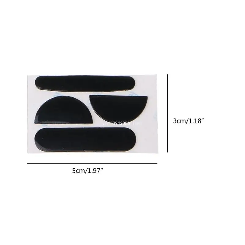 2 Sets of MX 3S Rounded Curved Edges Mouse Feet Mouse Skate Mouse Pads Wireless Gaming Mouse Feet Replacement Dropship