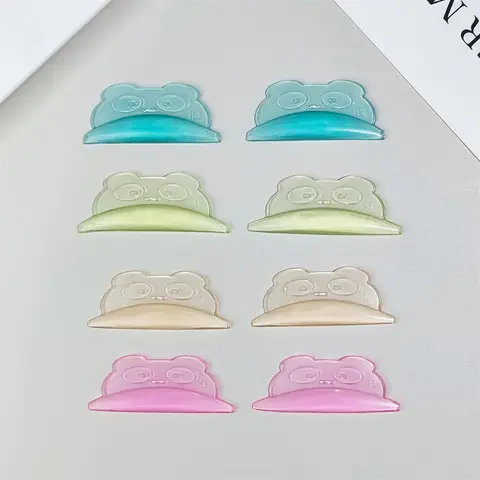 Libeauty 4 쌍 무료 접착제 실리콘 속눈썹 파마 패드 끈적 속눈썹 막대 방패 리프팅 3D 속눈썹 경기자 메이크업 도구 여성을위한