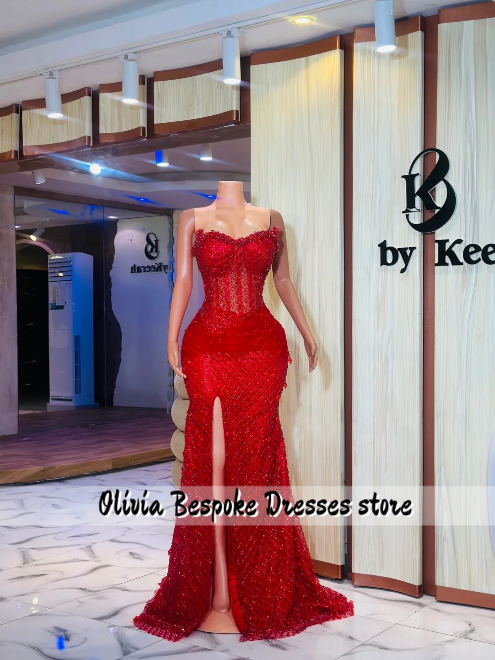 

Красное платье русалки в стиле Aso Ebi с бисером на день рождения, элегантное черное женское платье для свадебного приема в африканском стиле по индивидуальному заказу