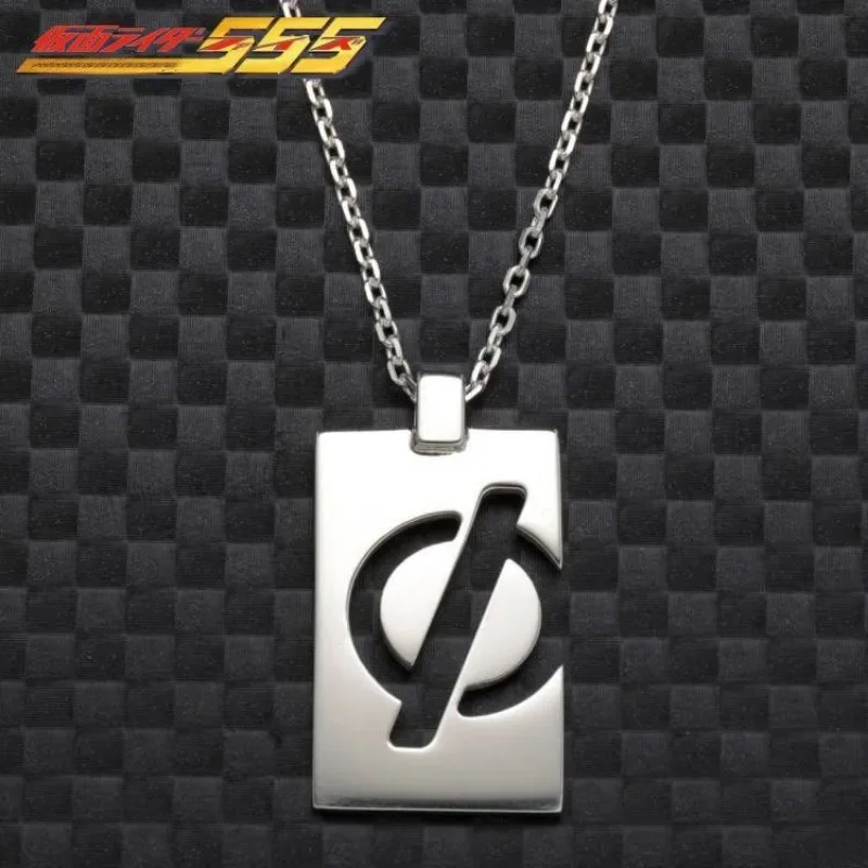 

Kamen Rider 555 FAIZ Necklace Pendant Electroplated Silver Wear Jewelry