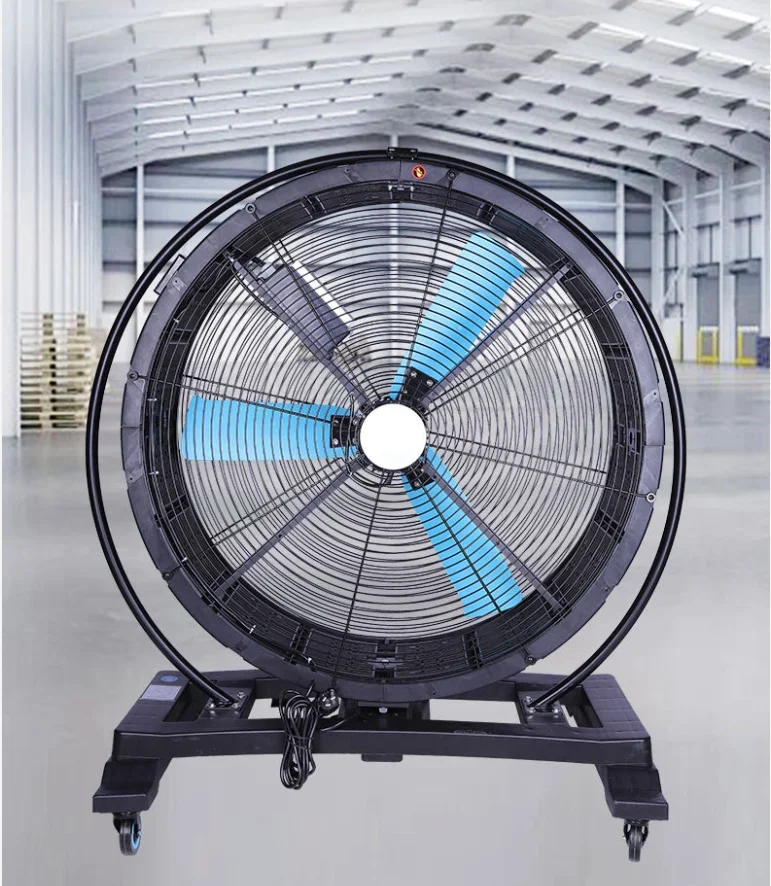 

Outdoor Pedestal Permanent Magnet Fan Big Industrial High-power Stand Fan Electric Stand Hvls Portability Cooling Fan