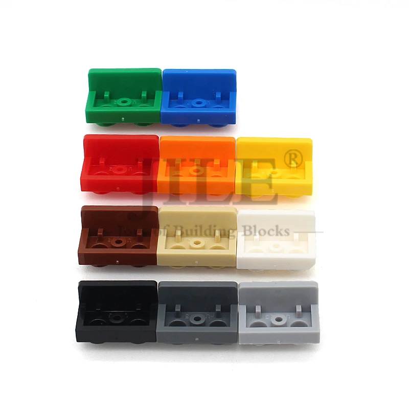 30pcs MOC 99781 Brick 1x2-1x2 Inverted Bracket Plate Building Blocks Compatible with Assembles Particles DIY Educational Toys