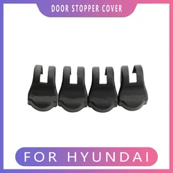 4 Pcs/Set ABS Black Car Door Stopper Protection Cover Sticker for Hyundai Tucson Ix35 Solaris Sonata 8 9 Verna Santa Fe Elantra