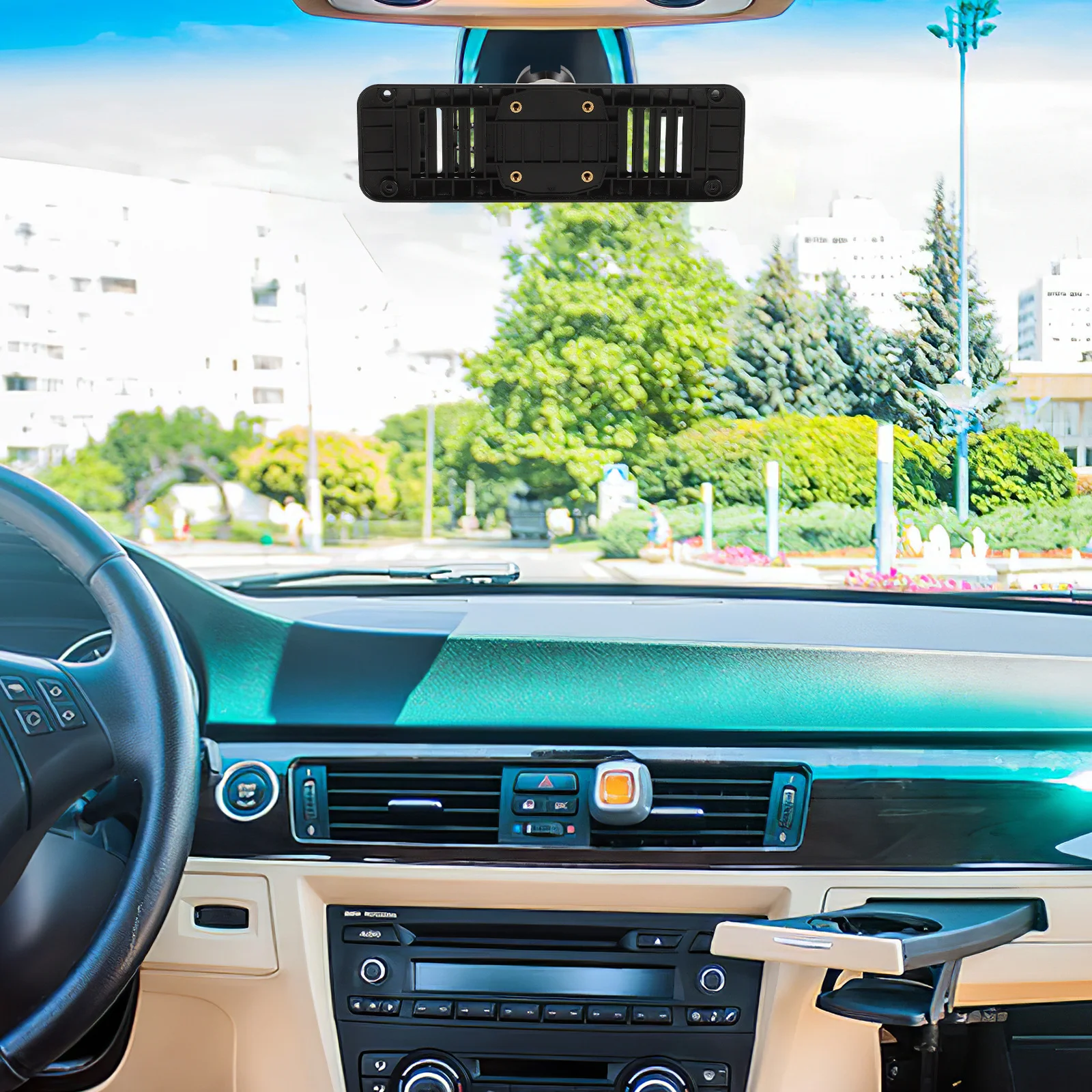 

Rear View Mirror Panel Back Plate Mount Arm Car Dvr Dash Cam Holder Universal Rearview Mirror Bracket for Driving Recorder