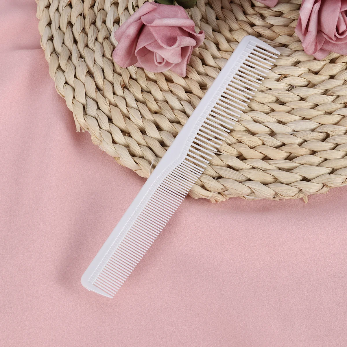 

5Pcs Anti-Static Tooth Hair Combs Unbreakable for Thick Curly Straight Hair Salon Styling Black Double Side Haircut Comb