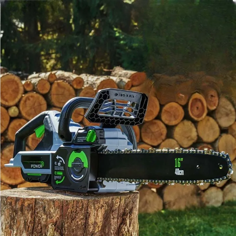 56V High-Power Logging Saw Professional Garden Household Electric Chain Saw With Guide Plate And Chain Saw