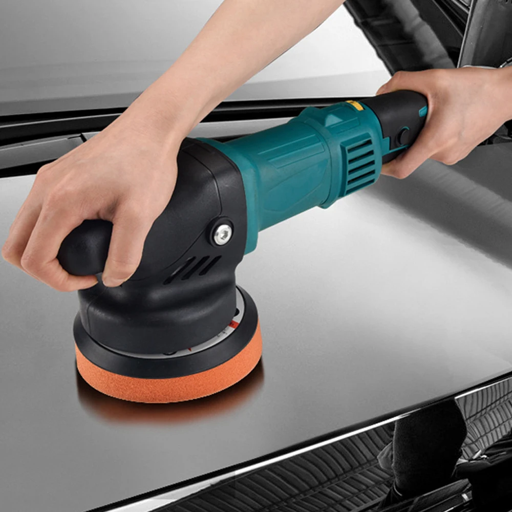 Polishing Machine 1350W 220V Car Waxing Polishing Cleaning Glaze Sealing Machine Car Beauty Car Handheld Car Polisher