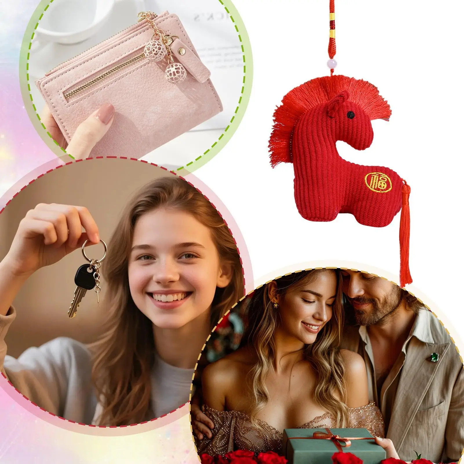 

Лошадь, чучело, милый домашний декор, мягкая новогодняя игрушка-лошадь, талисман, лунный новогодний орнамент для весеннего фестиваля, праздника, офиса