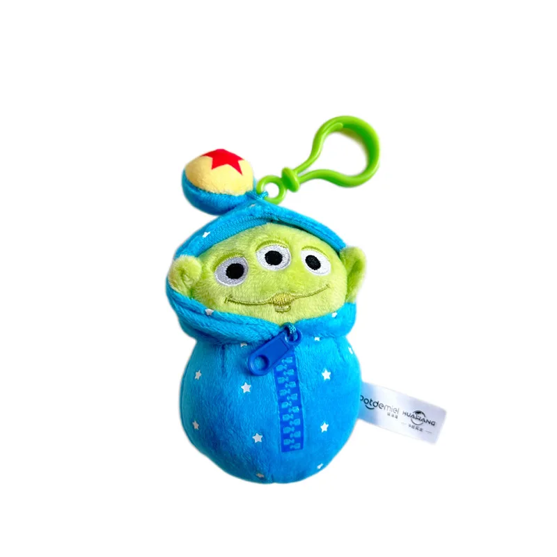 Disney Toy Story Alien peluche Kawaii Three-eyed Monster peluche bambola 10cm Cartoon Alien farcito ciondolo regalo di compleanno per ragazzi