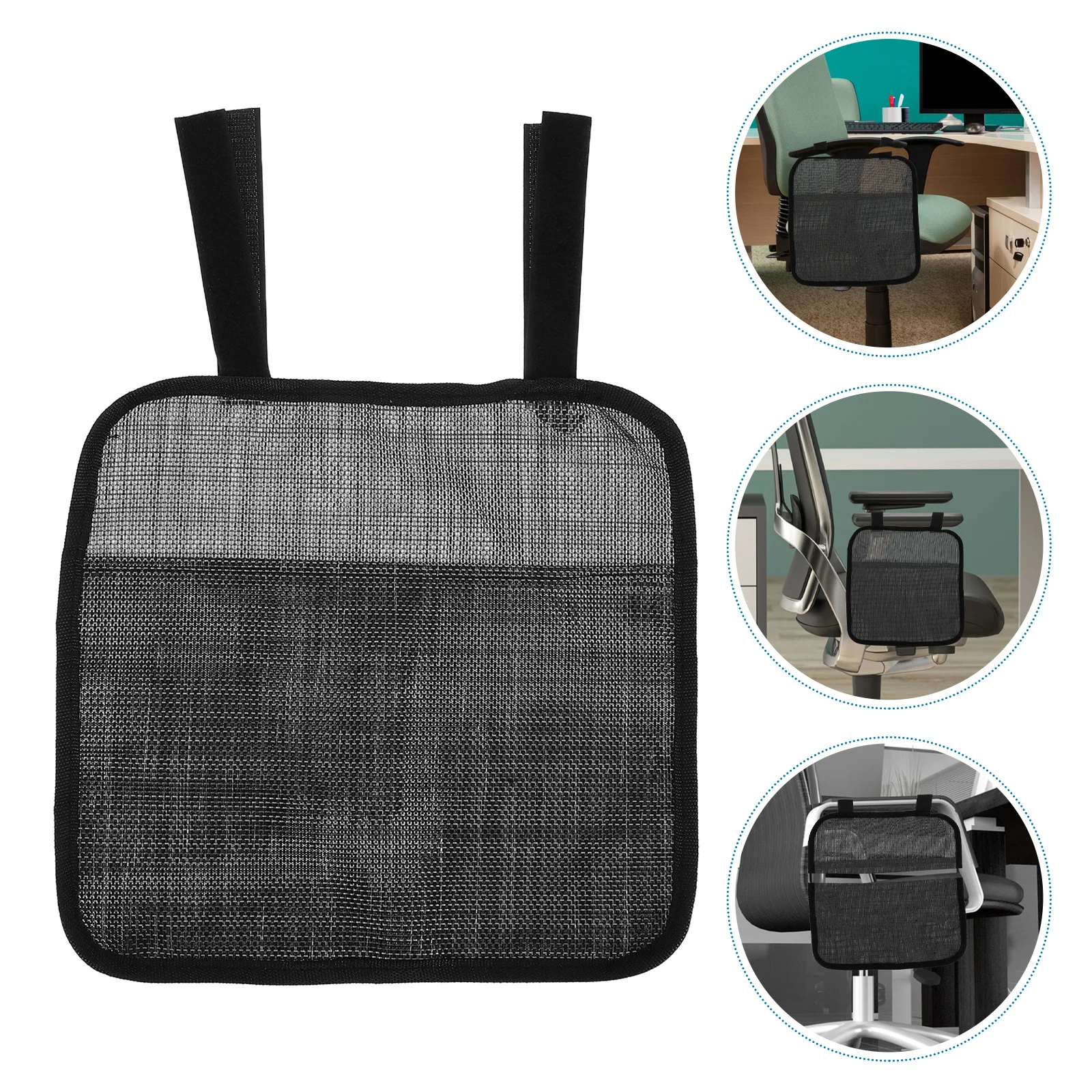 

Multi-Use Office Chair Organizer Bag Armrest Hanging Pouch for Storage Sundries Beach Chair Home Office Efficient Space Saving