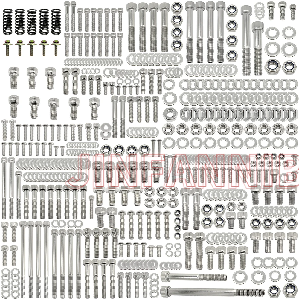 

522pcs Stainless Steel Bolt Screw Kit for Yamaha Blaster 200 YFS200 1988-2000 2001 2002 2003 2004 2005 2006