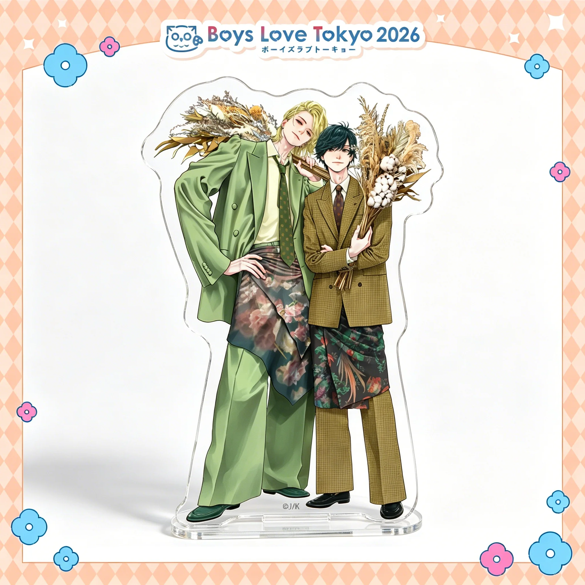 Trendy Item Popular Set 15cm Acrylic Stand Keychain Pastel Suit Boys Love Tokyo 2026 BL Anime Figure Decorative Collectible