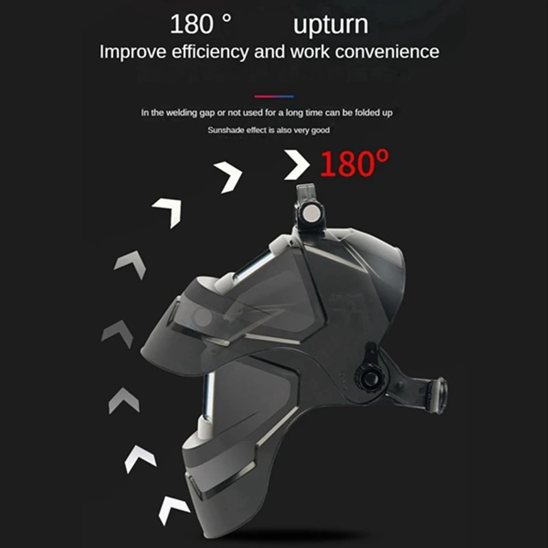 Capacete automático de solda de mudança de luz, máscara soldadora, capacete para solda a arco, moer corte, fácil instalação