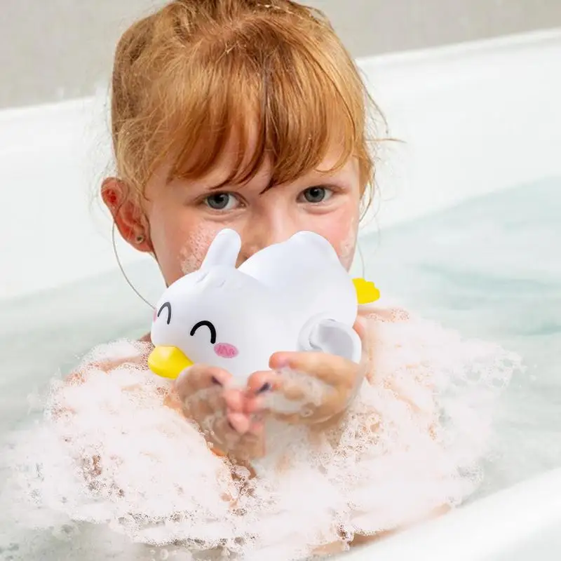 Juguetes de baño para natación, bonitos juguetes flotantes de pato de cuerda, juguete de ducha para bañera preescolar, juguetes educativos de agua para bebés, natación para niños pequeños