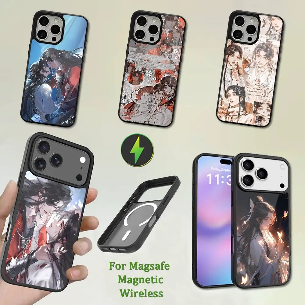 

Heavens Officials Blessings Phone Case For iPhone 13,12,11,16,15,17,14,Pro,Max,Plus,Mini,Magsafe,Magnetic Wireless Charging