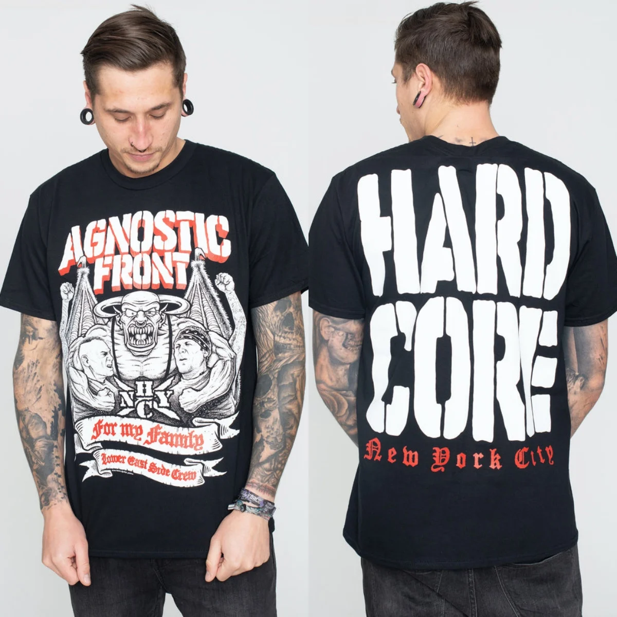 Pop Agnostic Front Graphic Cotton T-shirt Unisex Summer Short Sleeve Fashion Brand Tee Luxury Casual Vintage Tee