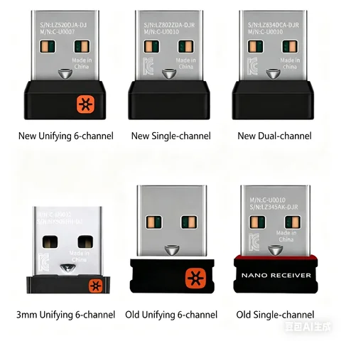 For Logitech USB Receiver for BOLT M590 M221 M330 M280 M275 M238 190 320 Pebble Wireless Mouse - Unifying Receiver