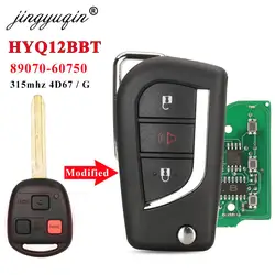 jingyuqin Upgrade 3 BTN ASK 314 MHz Klucz zdalny 4D67 / G CHIP do Toyota FJ Cruiser Land Cruiser 2003-2009 FCC ID: HYQ12BBT TOY43