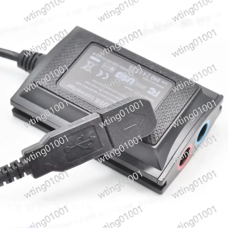 Original Singstar USB Adapter Microphone Converter for PS2 PS3 Model SCEH-0001 USB Microphone Adapter Computer