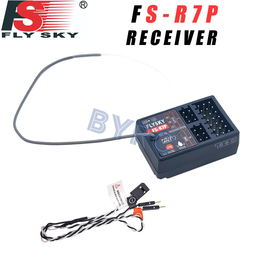 FLYSKY FS-R7P R7P 2.4G 7CH ANT Protocol PWM Output RSSI Mini Receiver for FS-G7P Transmitter RC Car Boat DIY Parts