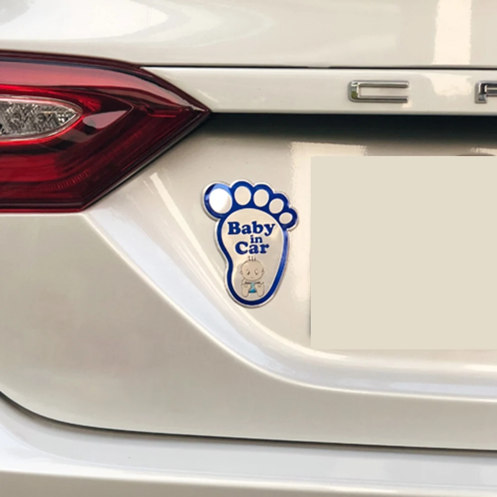 Super Sale Baby in Car Sticker Baby on Board Car Aluminum Sticker for Nissan X-TRAIL Qashqai Skoda Octavia Fabia Renault Clio A