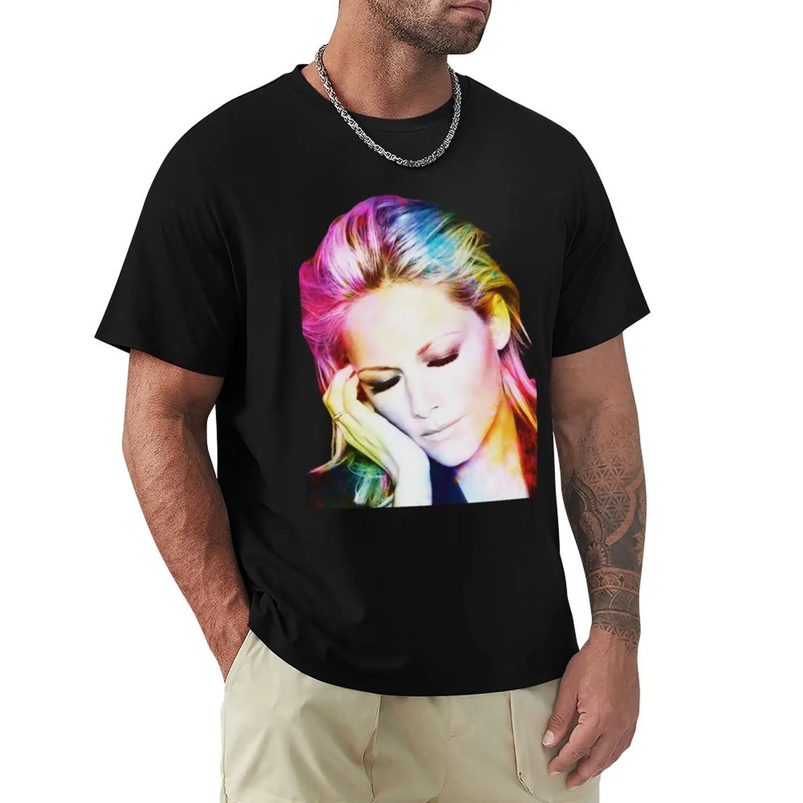 Helene Fischer T-Shirt Novelty Print Casual Tee Shirt