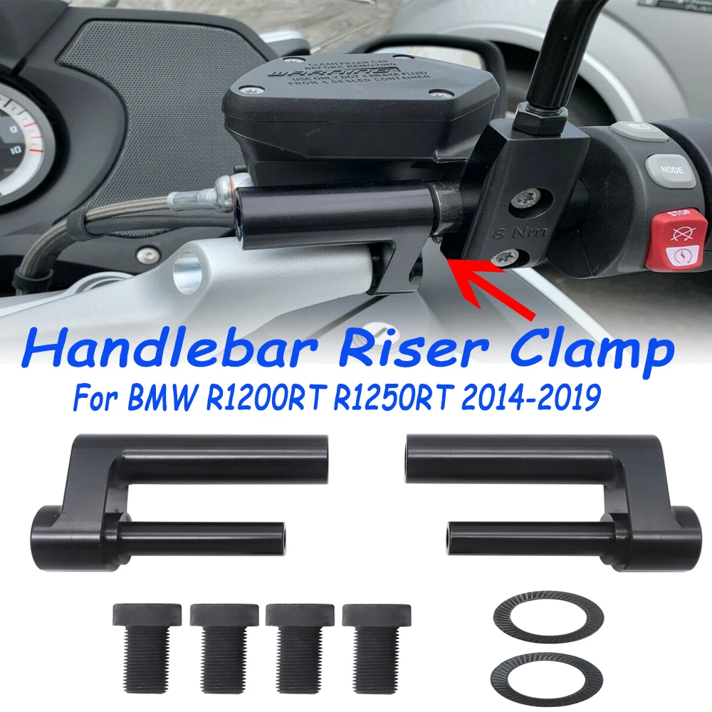 

Handlebar Riser Clamp Back Move Mount Adjustable For BMW R1200RT R1200 RT R1250RT 2014 2015 2016 2017 2018 2019