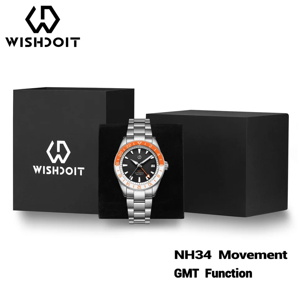 ぽちゃ Tandorio NH34 GMT Watch 6542 homage 38mmTD218S Sapphire 20BAR