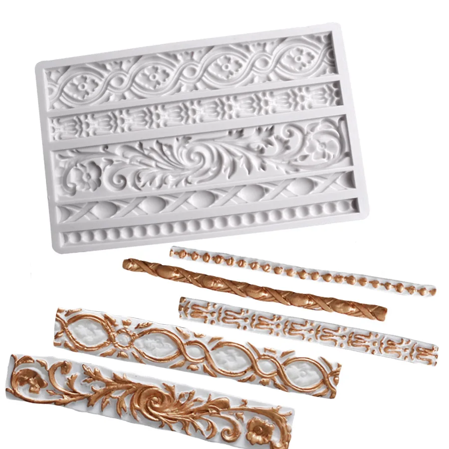 

3D Europe Relief Shape Silicone Mold DIY Kitchen Resin Baking Tool Cake Pastry Fondant Mousse Chocolate Dessert Lace Decor Mould