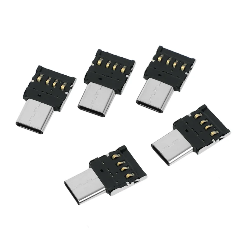 DIGIT-20Pcs Ultra Mini Type-C USB-C إلى USB 2.0 OTG محول للهاتف الخليوي اللوحي وكابل USB وقرص فلاش #6
