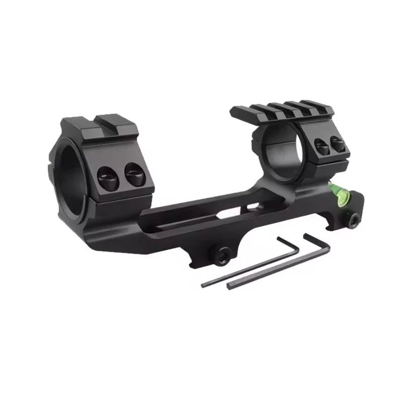 25.4/30 mm Sight scope mounting base. Double-ring design. Equipped with a level. 20 mm. Quick-release type.