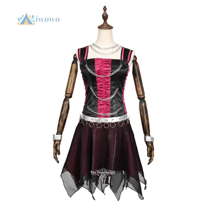 Disfraz de Anime Spectra Vondergeist, disfraz de monstruo, vestido punk rosa, uniforme, Halloween, Carnaval, fiesta de Navidad, ropa para mujer, nuevo