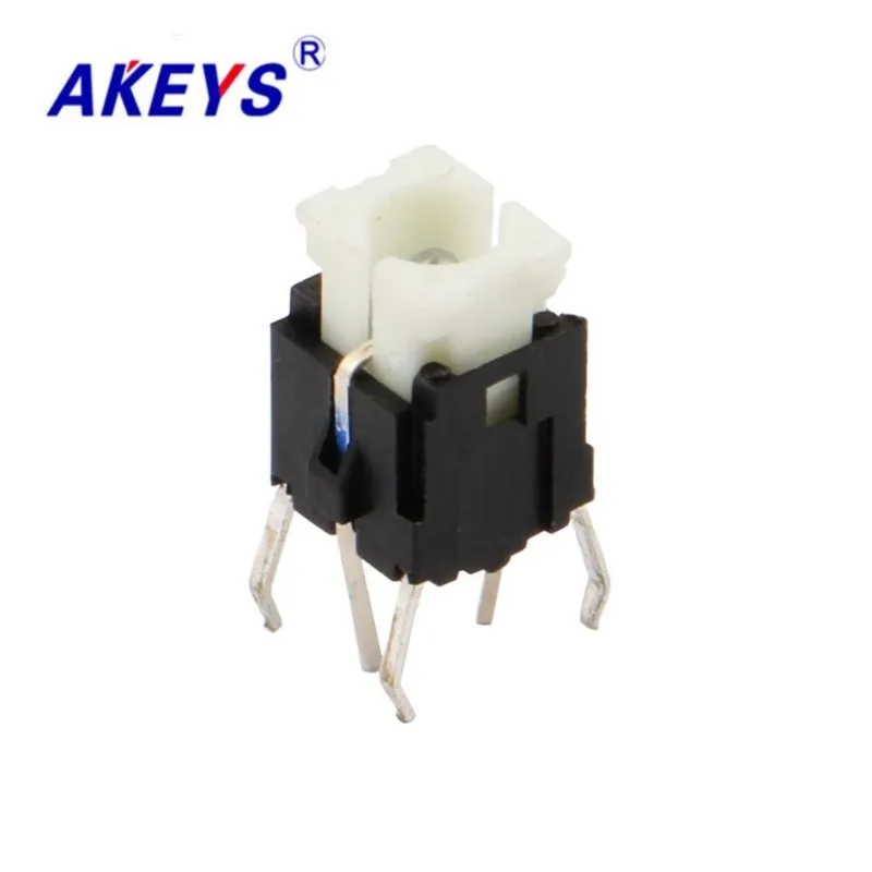 10PCS TS-H004 6*6*9 Illuminated tact switch 4 pin DIP type push button switch TS-LS-001